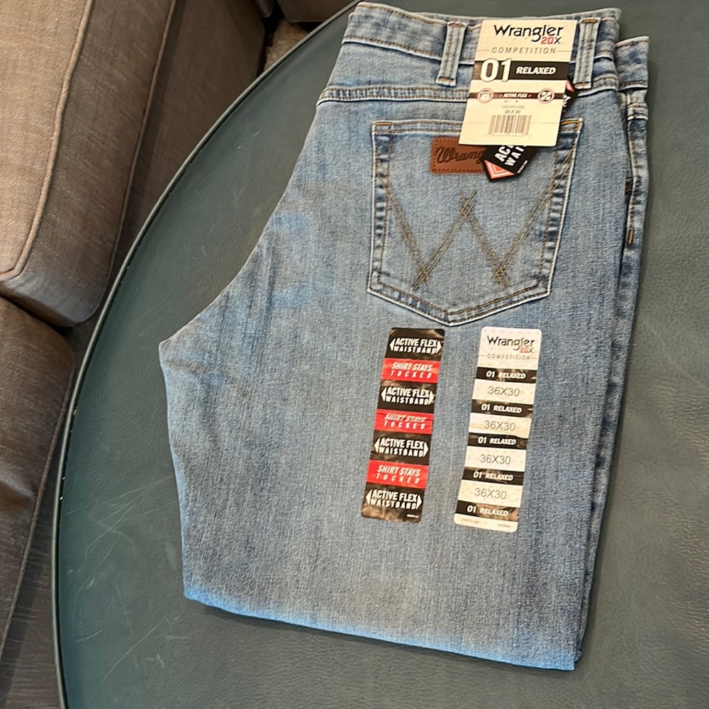 Wrangler blue jeans